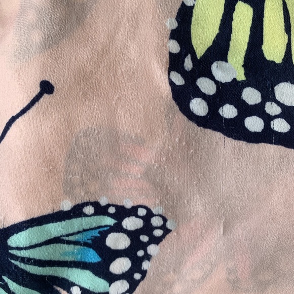 Nordstrom by Cristina Martinez Butterfly Wide Leg Pajama Pants - Picture 6 of 9